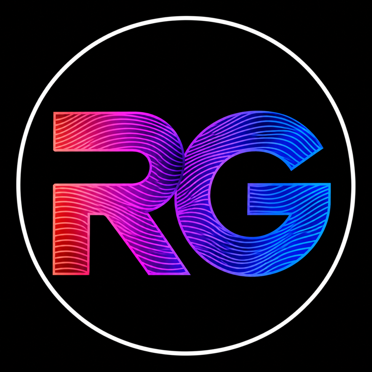 Resonant Graffiti RG waveform logo